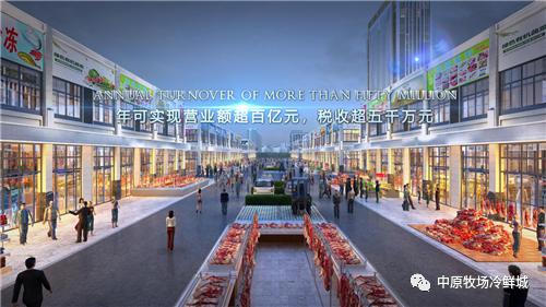 冷鏈物流市場飛速發展,中原牧場冷鮮城帶給你掘金新機遇